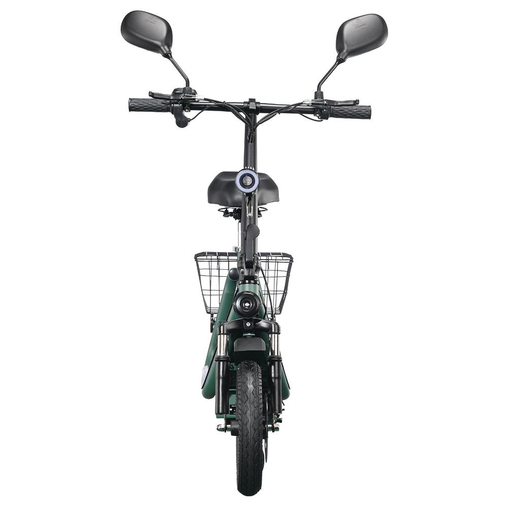 (EEC)TWOFISH M5 PRO-E Electric Scooter with Seat and Rear Basket, 500W Motor, 48V 13Ah Battery, 12 Inch Tires, 40km/h Max Speed
