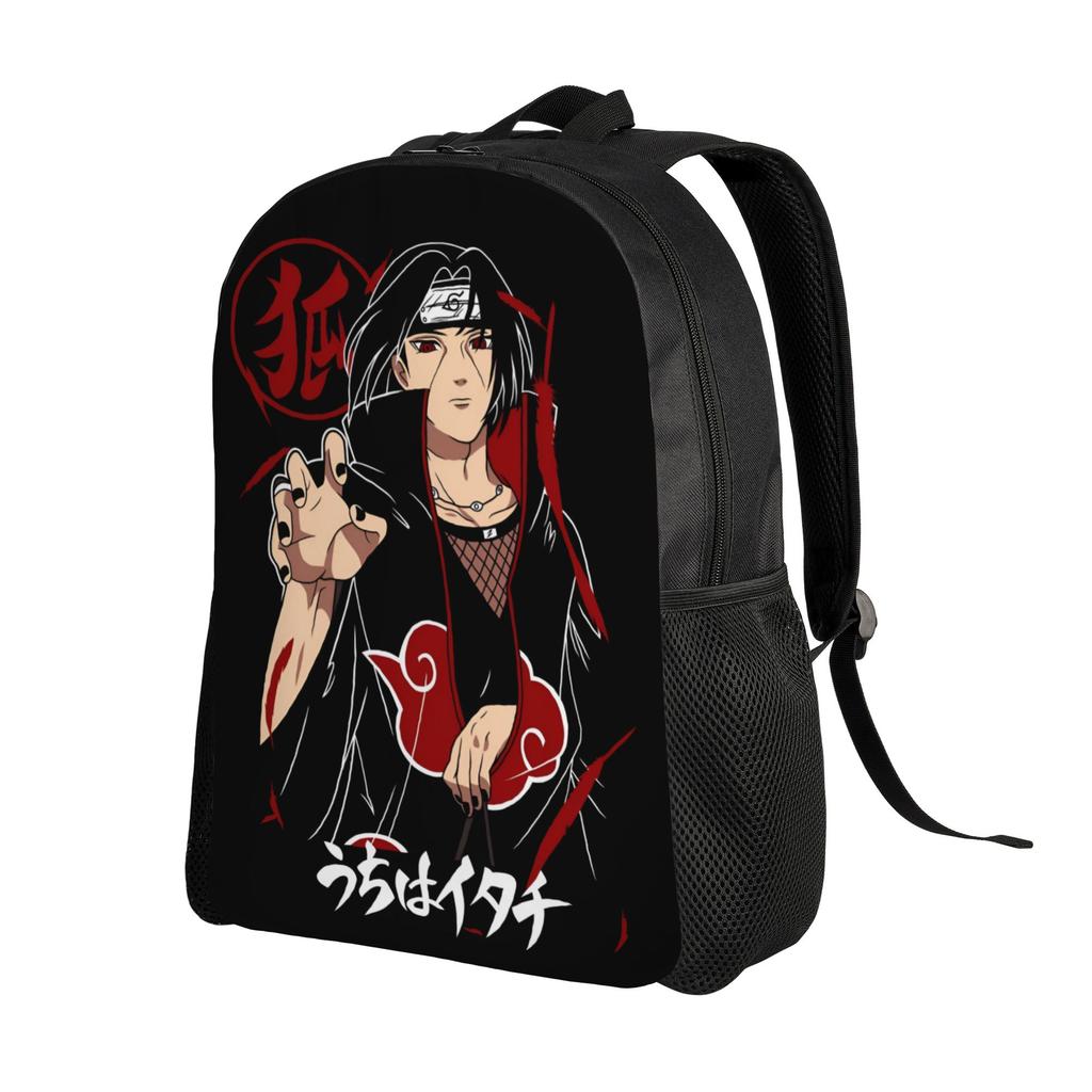 3D Printing N-Narutoes Akatsukis Backpack for Girls Boys Anime College School Travel Bags Men Women Bookbag Fits 15 Inch Laptop