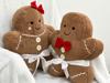 Christmas Gingerbread Man Pendant Christmas Tree Party Home Decor 2025 New Year Gift Noel  Cute Pillow For Decoration Couch