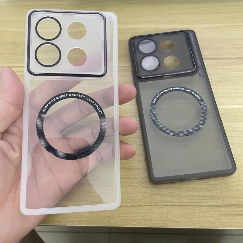 Magnetische Hülle Für Infinix GT 20 Pro Hülle Weiches Silikon Klare MagSafe Abdeckung Für Infinix GT20 Pro Kameraschutz Hülle Stoßfänger