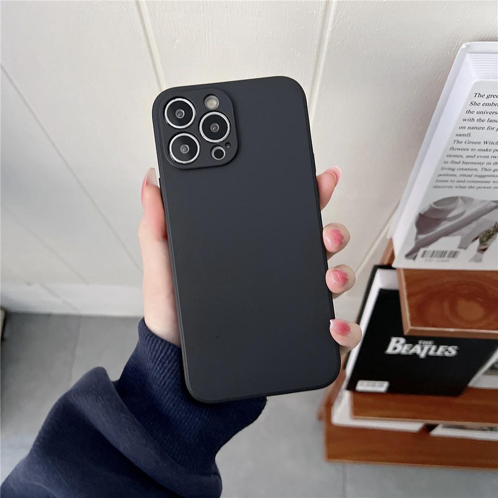 For OPPO R17 A53 A32 A31 A9 A5 2020 R17 R15 F11 Pro R11S R11 R9 Plus A3 A83 A1 Soft Silicone Straight Edge Phone Cover