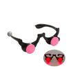 Costume di Halloween Spaventoso Costume da Morte Nera per Ragazzi Costume per Bambini con Occhi Rossi Luminosi con Guanti Maschera