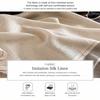 Breathable Imitation Silk Scarf Large Size Soft Silky Scarf Fashion Border Shawl  Autumn Winter