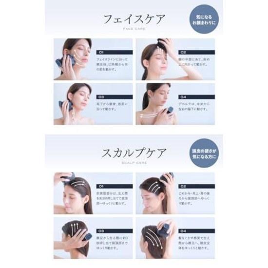 RELX EMS Head Spa IPX7 Waterproof Beauty Device Scalp Brush Care Gift Present (Dusty Pink)