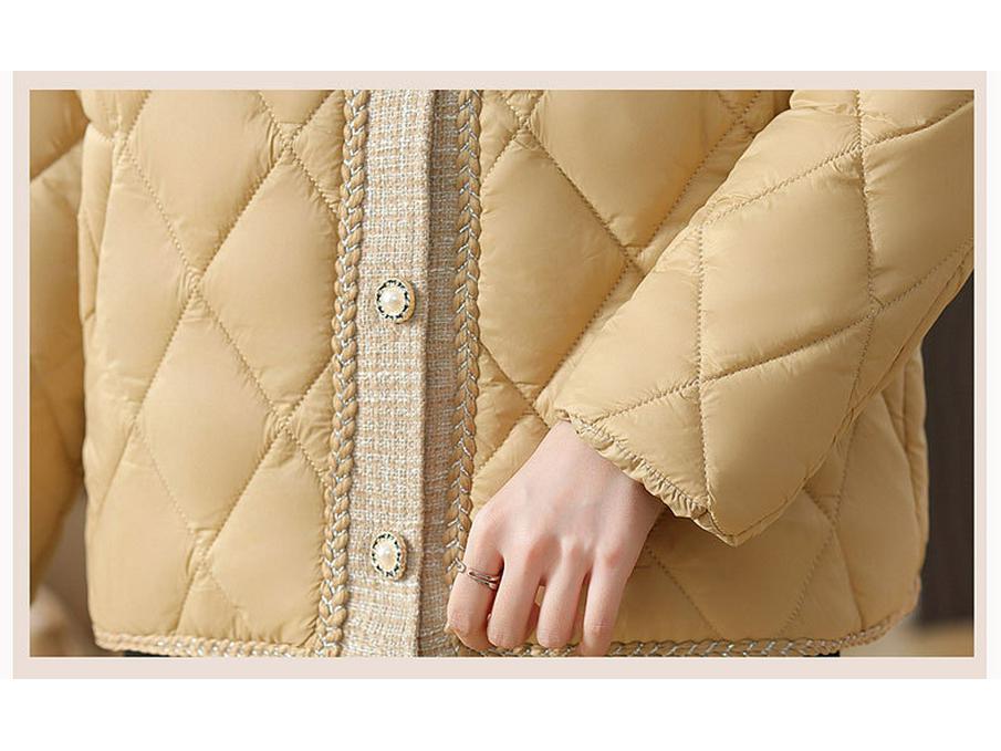 Mid-Aged Women's Short Cotton-Padded Jacket - New Autumn/Winter Style
