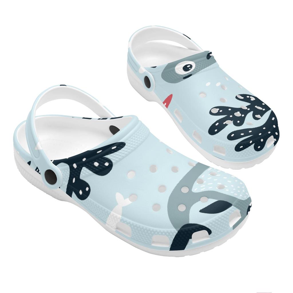 Cute Printed EVA Clogs for Women Men Lightweight Breathable Slip On Casual Shoes Soft Sole Summer Sandals Daily Comfort Wear