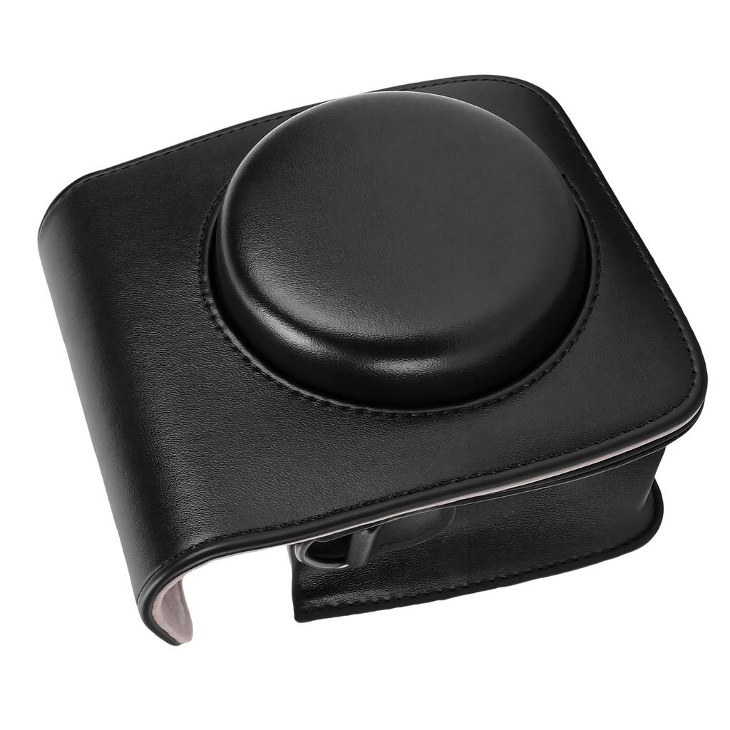 Camera Case Fit for Fujifilm Instax Mini90 Camera Magnetic Flip Cover Soft Lining Adjustable Vertical PU Leather Camera