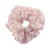 Korean Floral Scrunchie | Spring/Summer Style Elastic Hair Tie for Ponytails