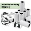 12 Rolls Kids Instant Camera Refill Print Paper 5Rolls Coreless Thermal Print For 57mm Portable Mobile Receipt Photo Printer