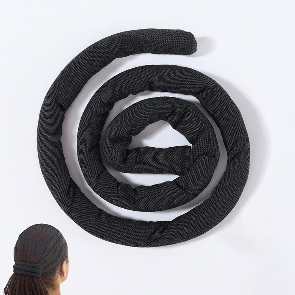Flexible Headband Ethnic Style Iron Wire Hair Rope Set High Ponytail Spiral Lock Colorful Dirty Braid Long Hair Strands