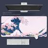Pink wave Mouse Pad Large Computer Office Game Table Mats XXL Rubber Antislip Gaming Keyboard Mousepads Long Desk Pads
