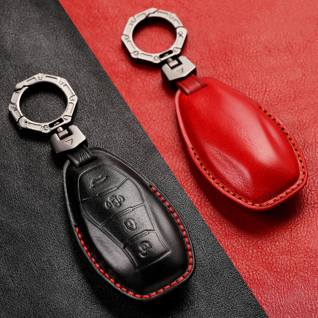 Applicable To 23 Hongqi H5 Key Sets, New H9 Car Eqm5 Buckle Bags, High-Grade Cowhide
