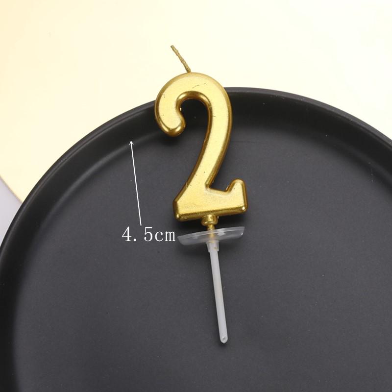 50 Gold and Silver Number Candle Cake Toppers - Individually Boxed Party Decorations