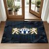 FC Zürich Design Crystal Velvet Rug Soft Decorative Mat for Bedroom Entrance