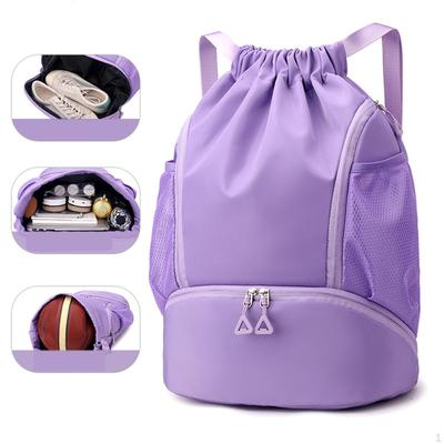 Drawstring Backpack for Men and Women Lightweight Cinch Beach Swim Bag String Water