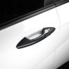 ABS Carbon Fiber Door Handle Cover Trims For Hyundai Kona 2024 2025 Accessories