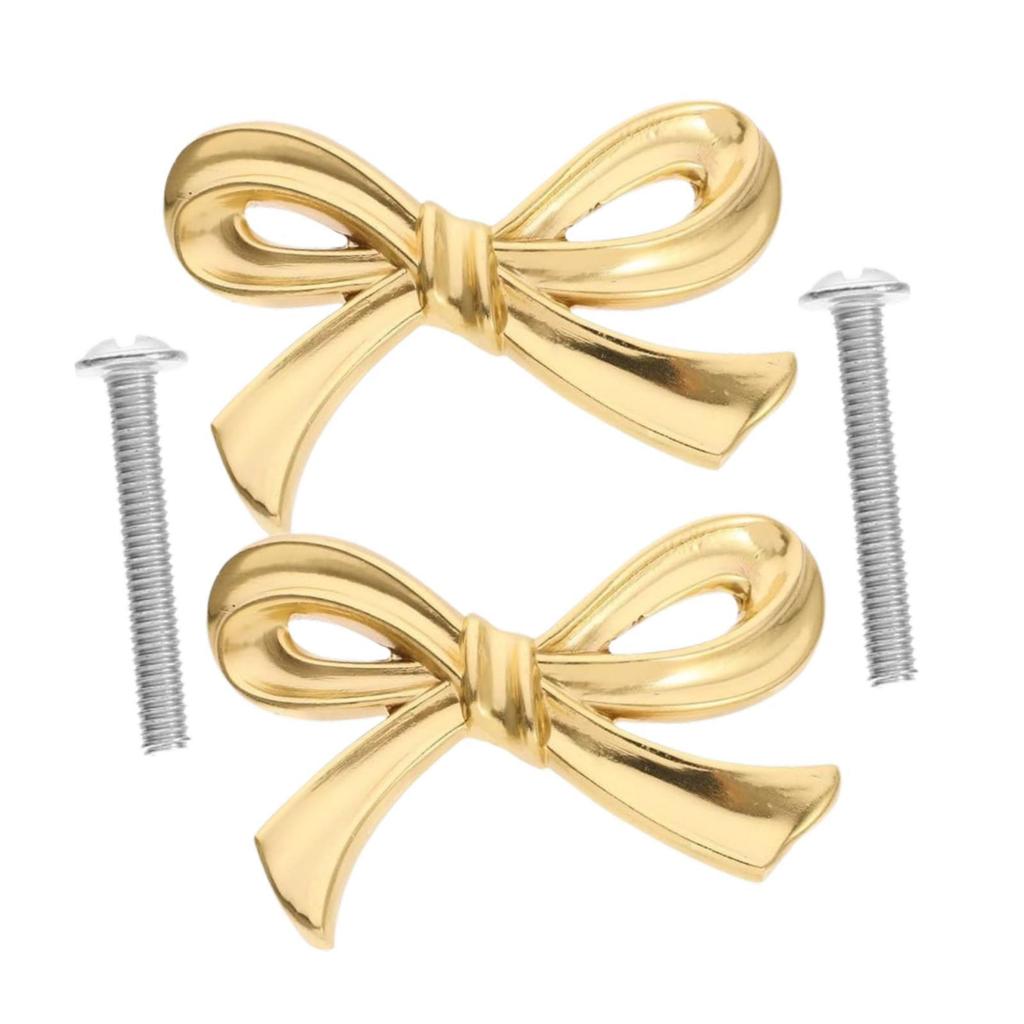 Bow Shape Cabinets Knob Vintage Decorative Handle Hardware Drawer Pull for Locker Living Room Home Decor Cabinet Drawer Dresser