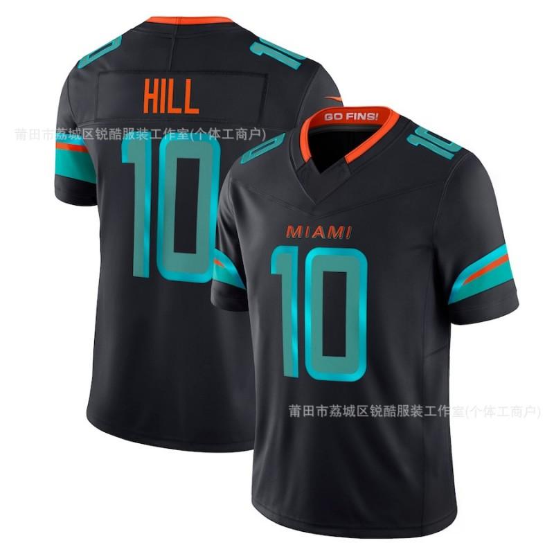 Miami Dolphins NFL Football Jersey Men Women Unisex Hooded Top Embroidered Marino Waddle 13 17