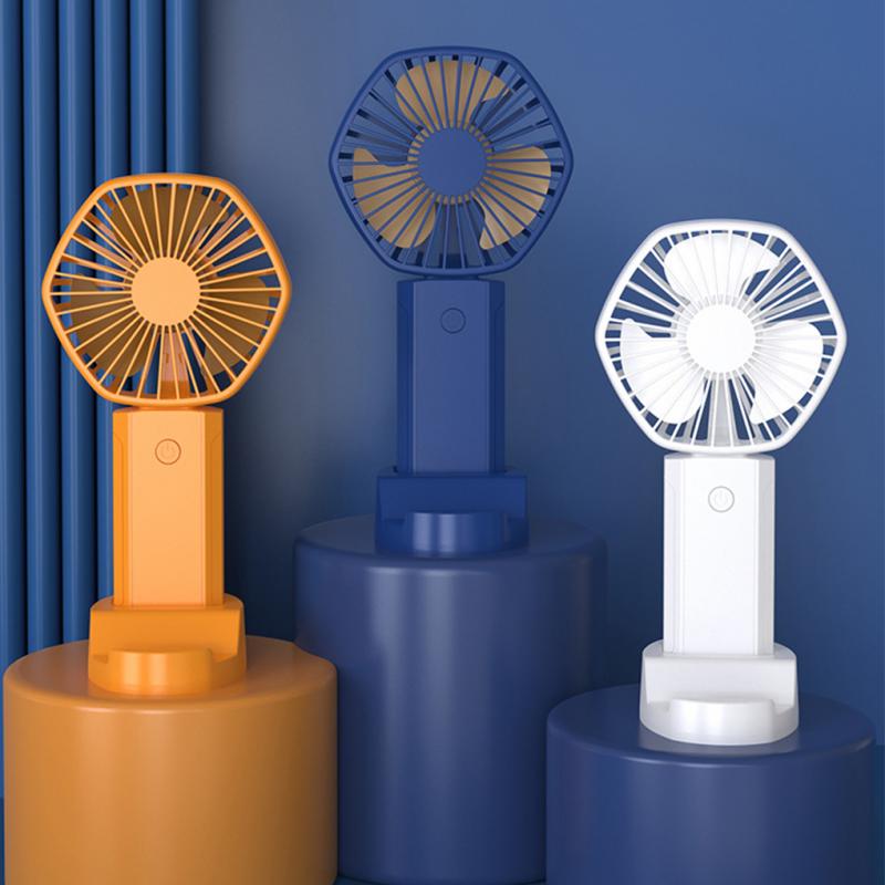 Handheld Fan Cooling Fans Usb Rechargeable Desktop Fan Low Noise Air Cooler for Student Small Pocket Mini Fan