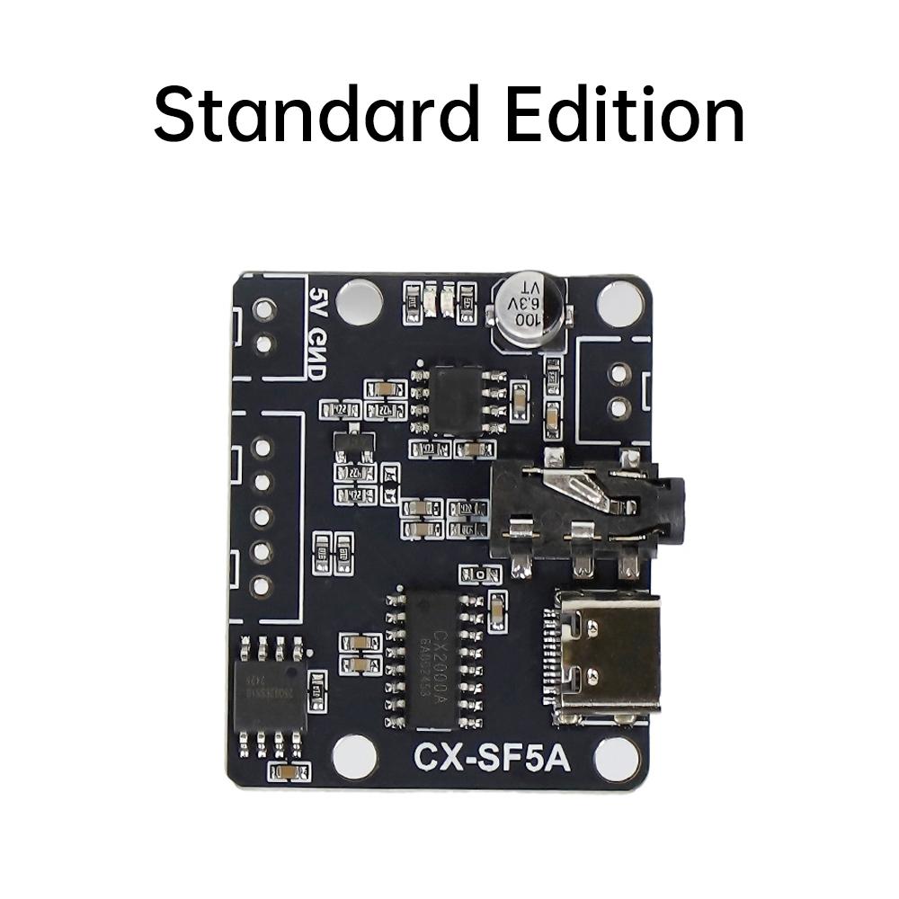 DC3.3-5.2V SF5A/ST5B Serial Port Mp3 Voice Chip Module Microcontroller Control Triggers Voice Module TF Card Custom Audio Module