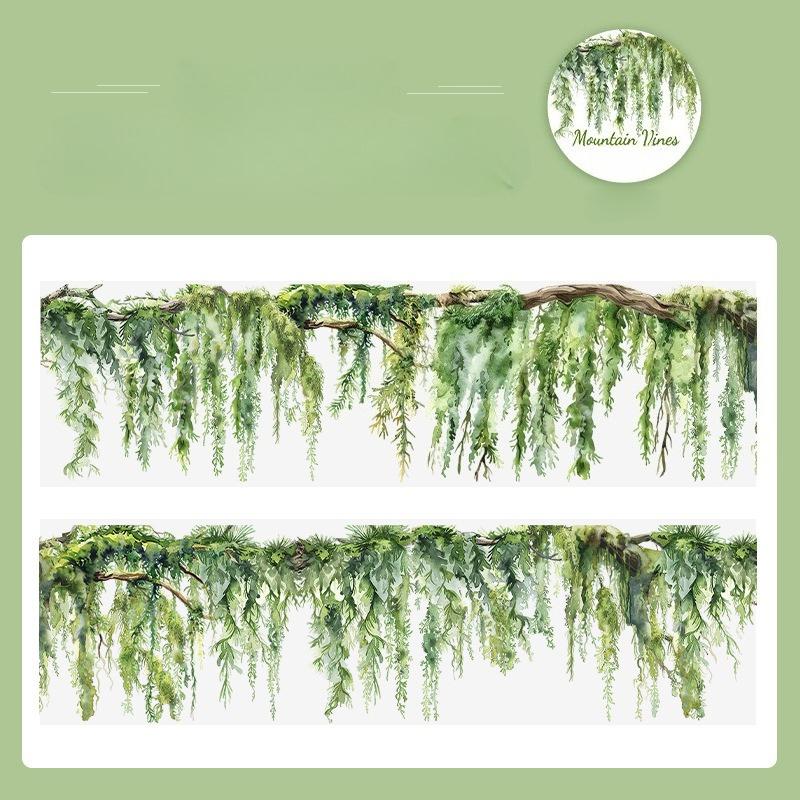 Good Day Vine Theme PET Tape Mountain Wild Branch Vine Series 6 Hand Accounts DIY Decorative Collage Material