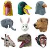 Couvre-chefs Animaux Rigolos: Éléphant, Ours, Canard, Girafe, Pigeon, Dinosaure, Singe, Gorille, Lapin