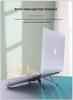 Aluminum Alloy Laptop Stand: Lightweight, Foldable, Dual-Layer Cooling and Elevation.