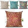 Printed Ethnic Paisley Cushion Covers Vintage Bohemian Pillow Case Decor Sofa