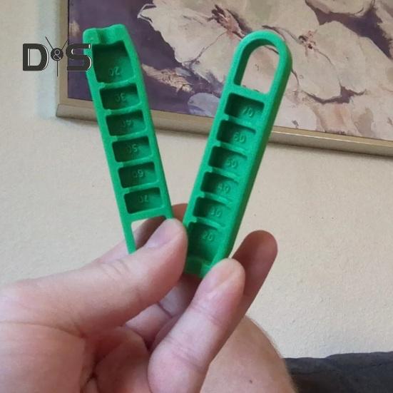 Golf Tee Elevator 3D Printed Golf Tee Height Gauge Portable Tee Height Adjuster Precise Placement At 20-70mm Gift for Golfers