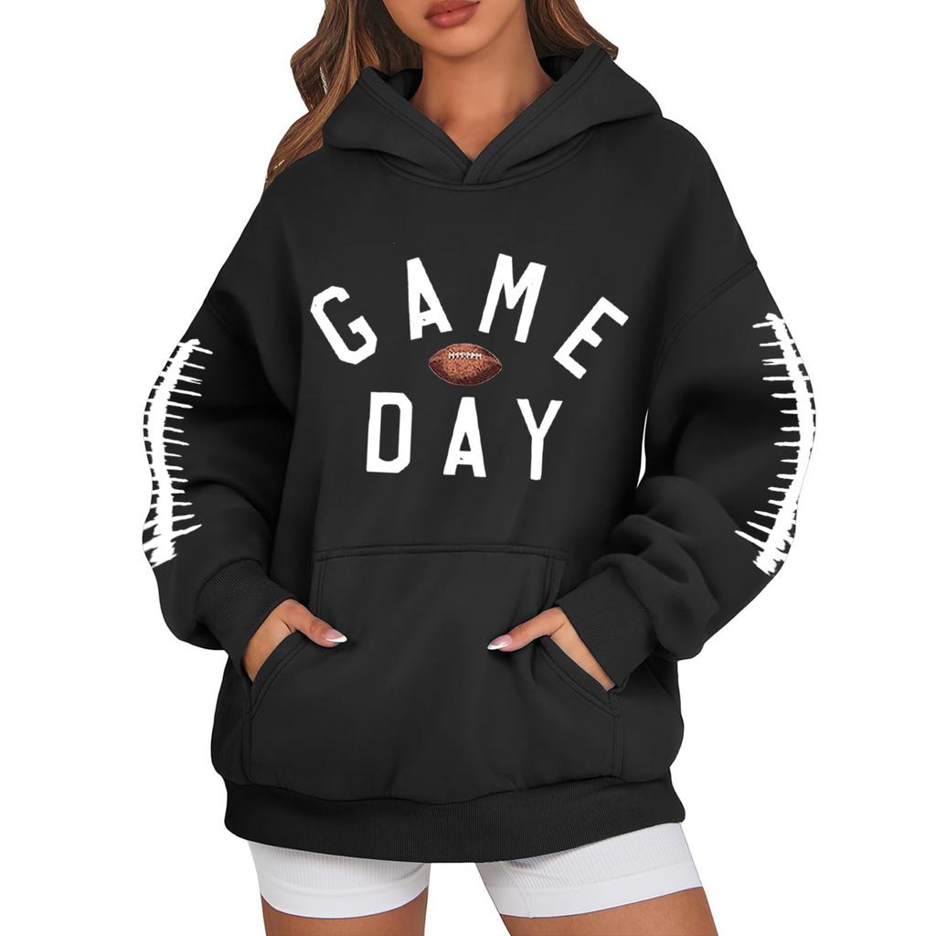 Womens Hoodies Oversized Sweatshirts Long Sleeve Casual Pullover Hooded Sweatshirt Tops
