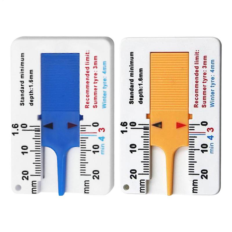 0-20mm Tread Depth Gauge for Car Tyre Tire Meter Thickness Gauges Automobile Tire Wear Detection Measuring Tools Depth Caliper