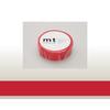 Single-color Masking Tape - Red - 1.5 Cm X 7 M
