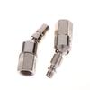 1Pcs Europe/C-Japan/Us Type Connect With Bsp 1/4" Thread Swivel Air Tool Fittings 360° Rotatable Air Hose Spray Gun Quick Plug