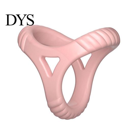 Flexible Sperm Lock Ring Ring, 3D Spiral Design Stable Fit Discreet Male Non-slip Silicone Portable Surface for Daily Wear Contraceptive