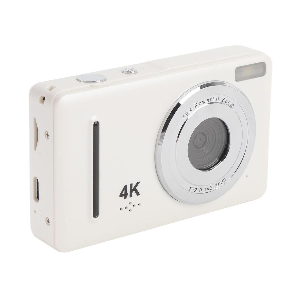 Digital Camera 4K 6 P 2.4inch Screen 18x Digital Zoom Portable Compact Travel Video Camera for Beginner