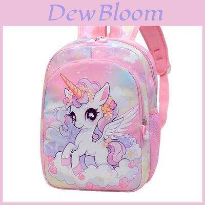Unicorn Kids Backpack With Breathable Waterproof Oxford Fabric For School And Toddler Use
