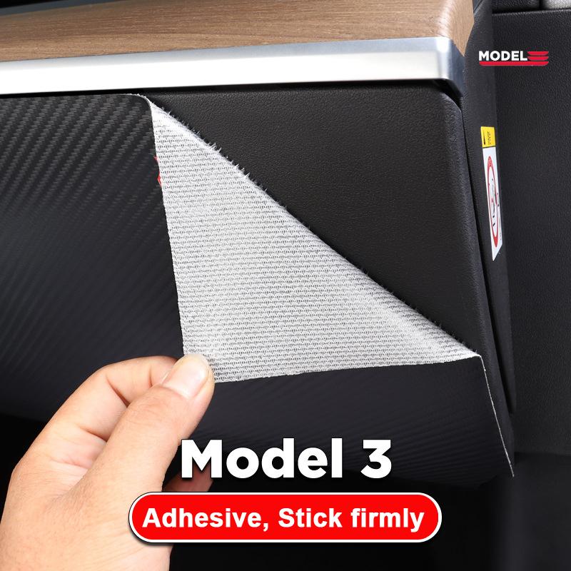 For Tesla Model 3 Glove Box Anti-kick Pad Full Protector Cover Leather Protection Covers Model3 Three Interior Decor Accessories