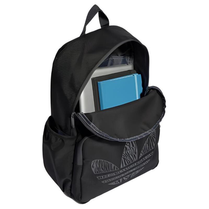 Adidas Originals Polyester Fabric Backpack Regular Unisex Black Adidas II3354