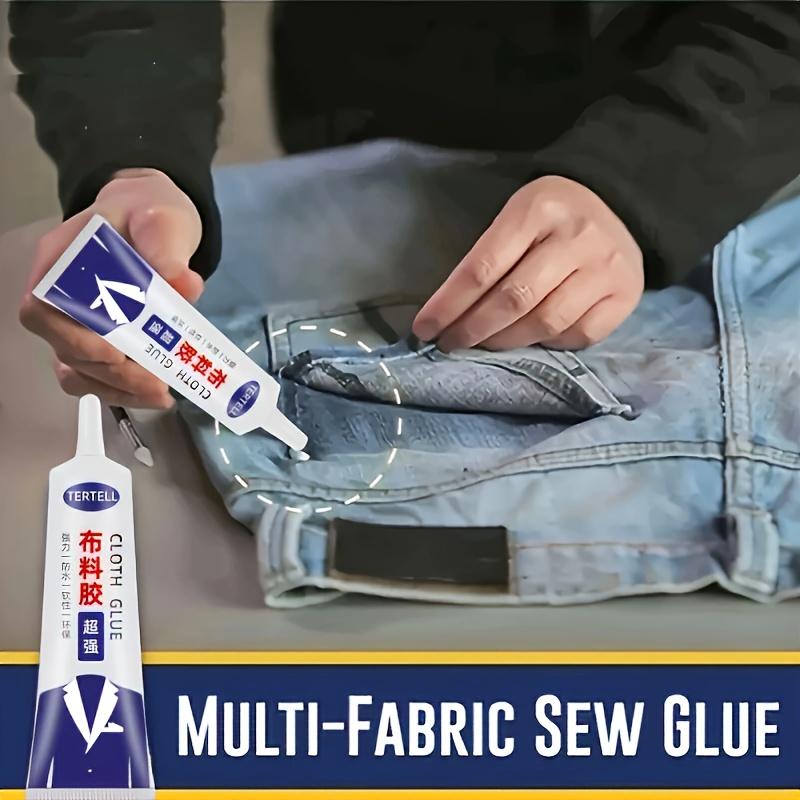 Transparent Fabric Sewing Glue High Viscosity Strength Corrosion Resistance Clothing Repair Glue Quick Dry Non Irritation