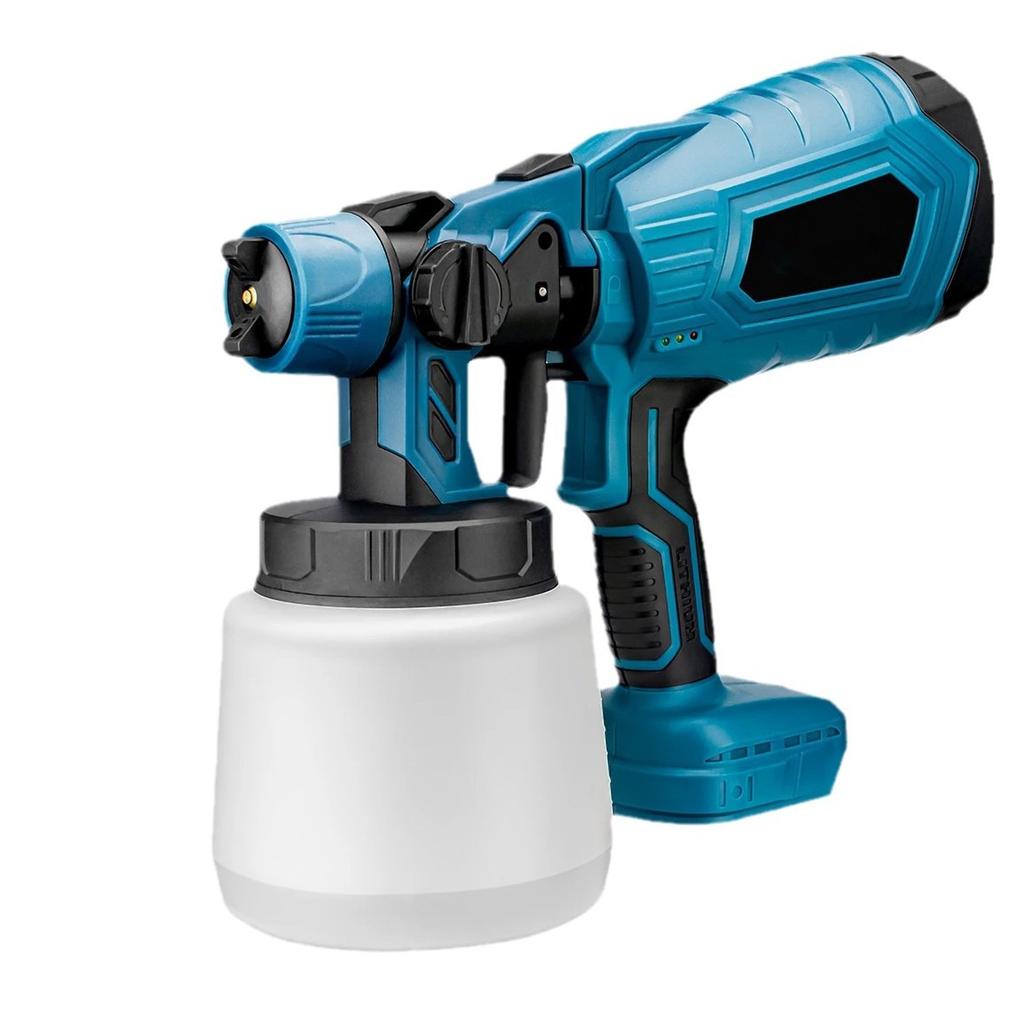 21V Wireless Electric Paint Sprayer Adjustable Nozzle Cordless Spray For Home Renovation Furniture Car Painting Task