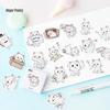 Be My Meow: Cute Kitty Cartoon Stickers - DIY Decoration & Growth Manual Set