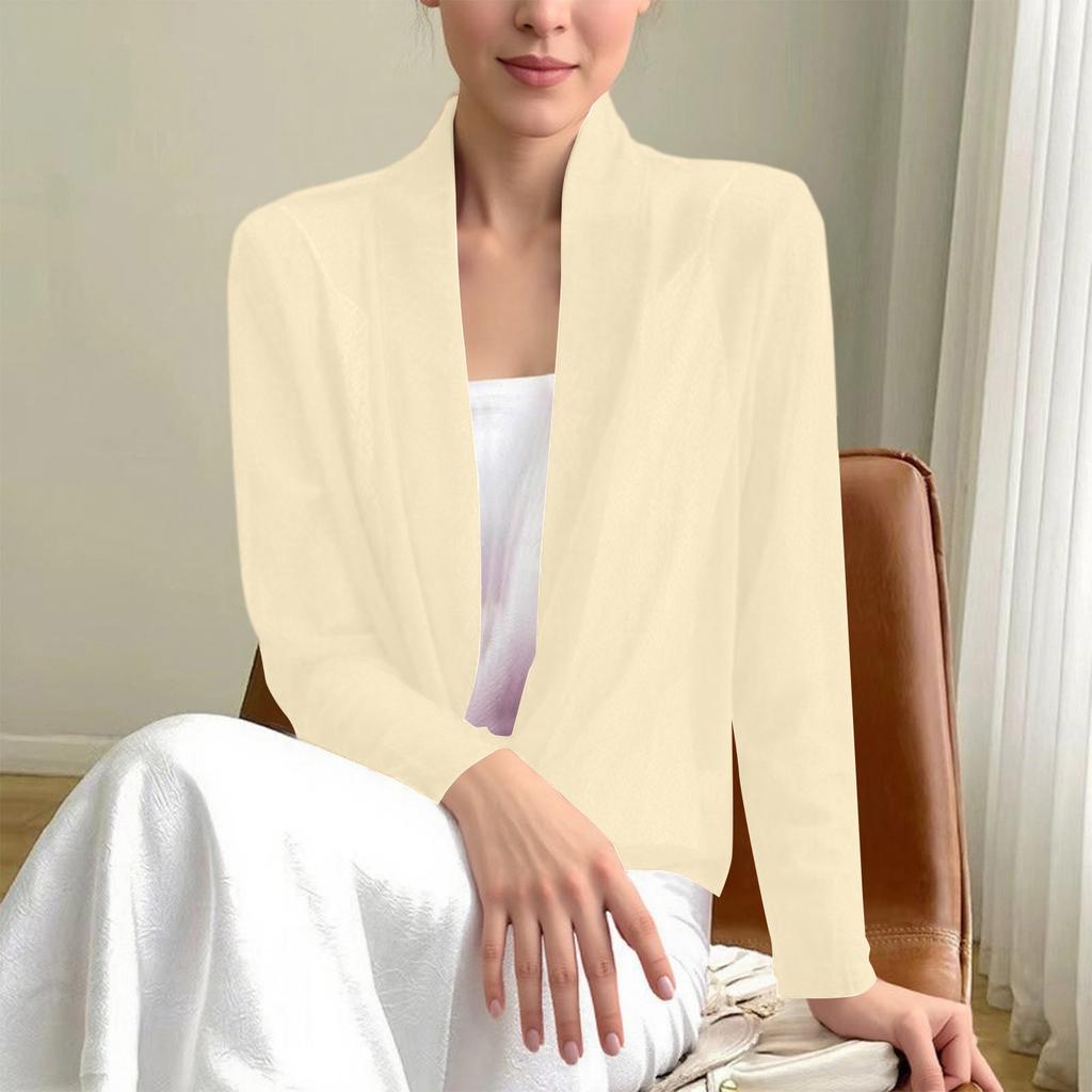 Damenmode Lässig Mode Schnürung Zwei-Wege Strickjacke Temperament Stretch Jacke