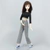 Sexy Shirts Short Crop Tops For Barbie Doll Clothes Long Sleeve Blouse Fashion Outfits For Barbie Accessories Kids Toys 1/6