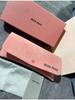 MIU MIU Pink Leather Eyeglasses Case Set