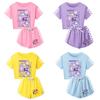 Kpop Demon Hunters Child Short Sleeve Short Pants Parent Child Pajama Set For Sleepwear Comfort
