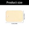 Pack Of 150 Wooden Labels With Rope For Crafting And Creative Painting For Home Decoration And Gift Labels