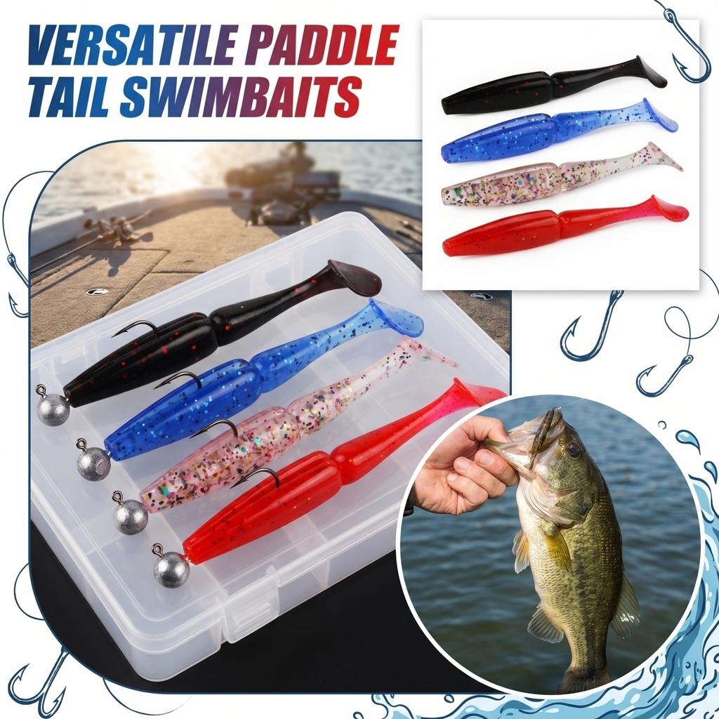 Two‑ T‑Tail Soft 7cm Artificial for Bass Culter Fishing