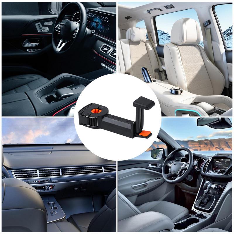 Haken für Telefonhalter auf dem Rücksitz, Telefonhalter auf der Rückseite, Haken für die Kopfstütze im Auto, Organizer für den Fahrzeuginnenraum, für Geldbörsen und Taschen, für Einkaufstaschen