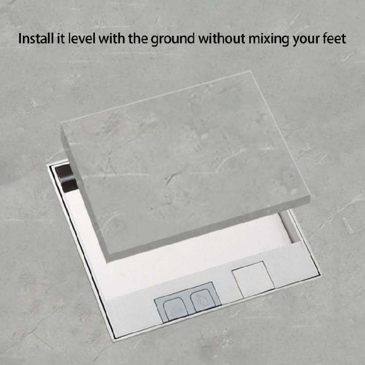 Floor Tank Floor Socket Electrical Outlet Flat Floor Concealed Socket Embedded Flat Thin Floor Plug Socket Enduring