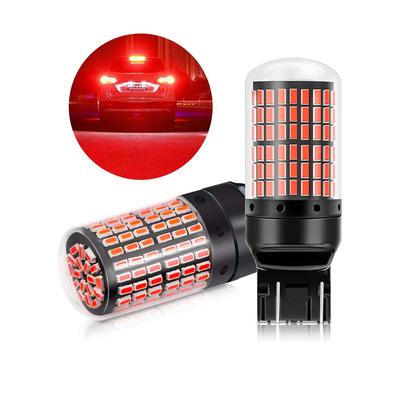 Aokyoung T20 LED Dvojitá Červená Zadná Lampa Brzdová Lampa Červená 7443 W21/5W DC 10V-30V